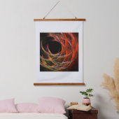 円の分割抽象芸術アート 吊り下げ型タペストリー (寝室)