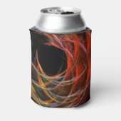 円の分割抽象芸術アート 缶クーラー (缶裏面)