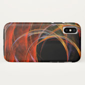 円の分割抽象芸術アート Case-Mate iPhoneケース (裏面(横))