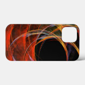 円の分割抽象芸術アート Case-Mate iPhoneケース (裏面 (横))