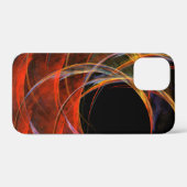 円の分割抽象芸術アート Case-Mate iPhoneケース (裏面 (横))
