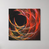円の分割抽象芸術キャンバスプリントプリント キャンバスプリント (正面)