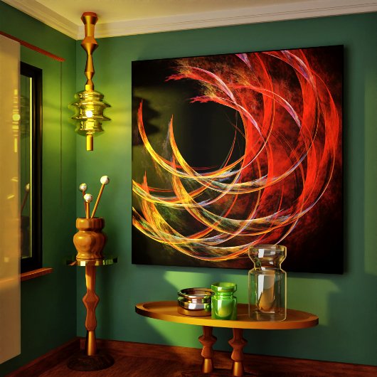 円の分割抽象芸術キャンバスプリントプリント キャンバスプリント