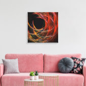 円の分割抽象芸術クアッドキャンバスの印刷 キャンバスプリント (インサイチュ (リビング))