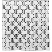 円の分割 シャワーカーテン (正面)