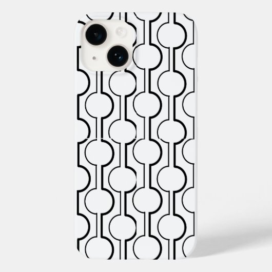 円の分割 Case-Mate iPhoneケース (裏面)