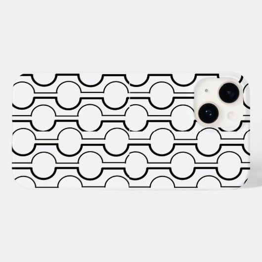 円の分割 Case-Mate iPhoneケース (裏面 (横))