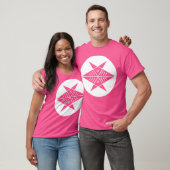 円の切り抜きデザイン Tシャツ (ユニセックス)