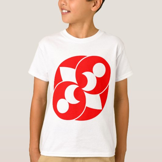 円の切り抜き03 Tシャツ (正面)