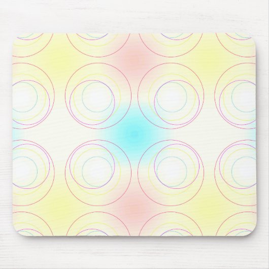 円の切れ目 マウスパッド (正面)