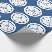 円の剣が付いている木製スイバ ラッピングペーパー (角)