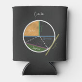 円の図形参照の図形 缶クーラー (正面)