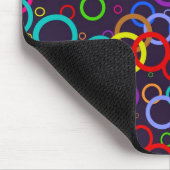 円の壁紙 マウスパッド (コーナー)