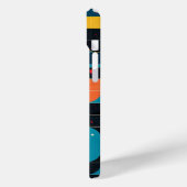 円の変化と点を持つグリッド Case-Mate iPhoneケース (裏面 / 左)