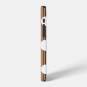 円の幾何学模様 シームレス iPhoneケース (左側面)