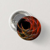 円の抽象芸術アートボタンの分割(丸) 缶バッジ (正面&裏面)