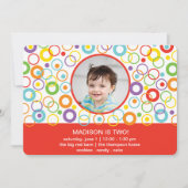 円の招待状 招待状 (正面)