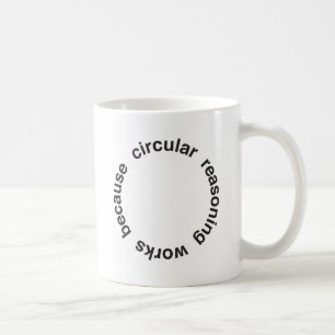 円の推論 コーヒーマグカップ