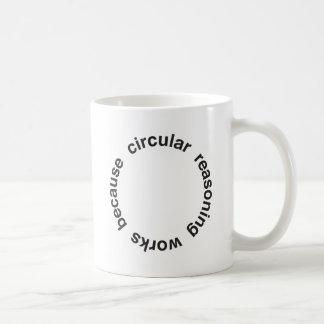 円の推論 コーヒーマグカップ