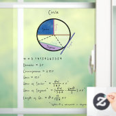 円の数式参照のジオメトリ(黒) ウィンドウサイン (ホーム)