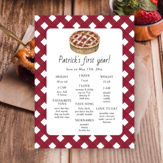 円の最初の誕生日マイルストーン誕生日 ポスター