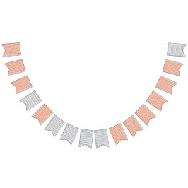 円の模様のある白い背景 バンティングフラッグ