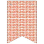 円の模様のある白い背景 バンティングフラッグ (第2の旗)