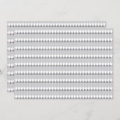 円の模様のある白い背景 プログラム (正面/裏面)