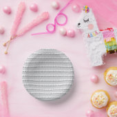 円の模様のある白い背景 ペーパーボウル (パーティー)