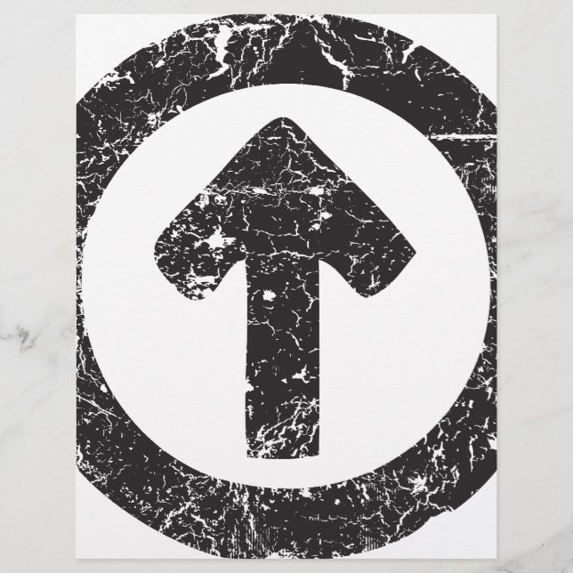 円の矢印 (正面)