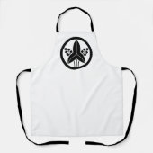 円の矢印 エプロン (正面)