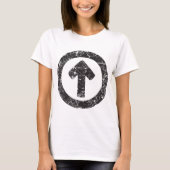 円の矢印 Tシャツ (正面)