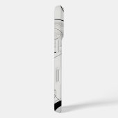 円の線のアートの重なり Case-Mate iPhoneケース (裏面 / 右)