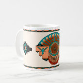 円の羽 コーヒーマグカップ (正面左)