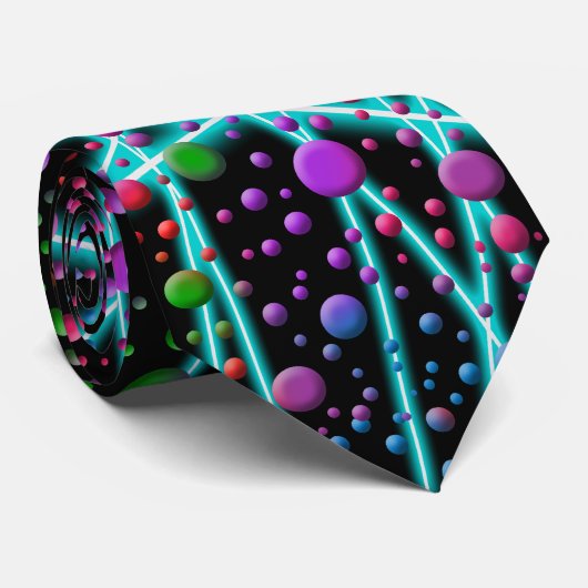 円の色 ネクタイ (ロール)