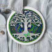 円の蝶との生命の樹 缶バッジ (インサイチュ)