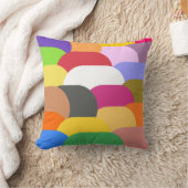 円の重なりはかりで測パターン クッション (ブランケット)