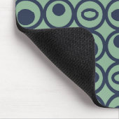 円の青い円 マウスパッド (コーナー)