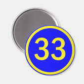 円の33番目 マグネット (正面/裏面)