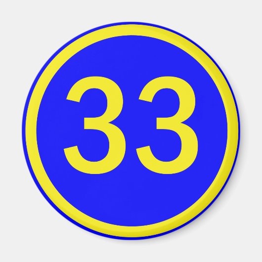 円の33番目 マグネット (正面)