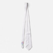 円の7つの主なチャクラ ネクタイ (裏面)