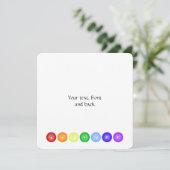 円の7つの主なチャクラ 招待状 (スタンド正面)