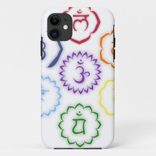 円の7つの主なチャクラ Case-Mate iPhoneケース (裏面)