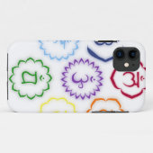 円の7つの主なチャクラ Case-Mate iPhoneケース (裏面(横))