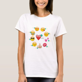 円のemoji tシャツ