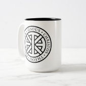 円のIchthys ツートーンマグカップ (正面左)