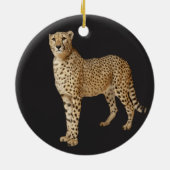 円のLeopardイメージオーナメント セラミックオーナメント (裏面)
