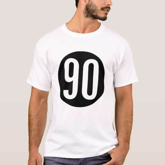 円のTシャツの90 Tシャツ (正面)