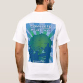 円のTシャツを完了して下さい Tシャツ (裏面)