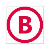 円はっきりした枠を使用したカスタマイズ可能な縁ど文字 セルフインキングスタンプ (デザイン)